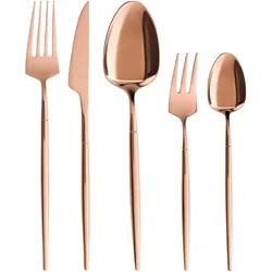 Besteckset Elegance Kupferfarben, 20-teilig