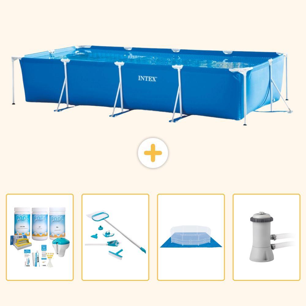 Rechteckiger Frame Pool - 450x220x84 cm - 5-teilig S20848