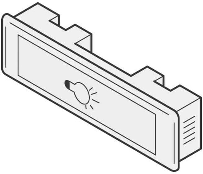 Renz Metallwaren. Lichttaster LIRA 75x22 weiss 97-9-85111 ws (979851119016)