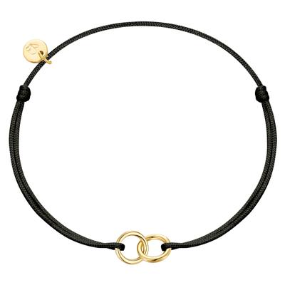 Armband GLANZSTÜCKE MÜNCHEN "GSM4012", gelb (gelbgold), Armbänder, Damen, Silber 925 (Sterlingsilber), Armband