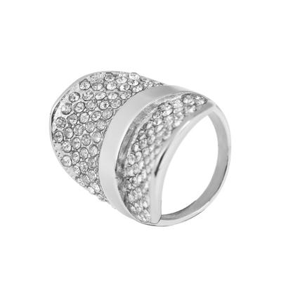 Fingerring AKZENT "Nasha, langlebig" Gr. 56, silber (silberfarbig), Fingerringe, Damen, 56, Edelstahl, Fingerring
