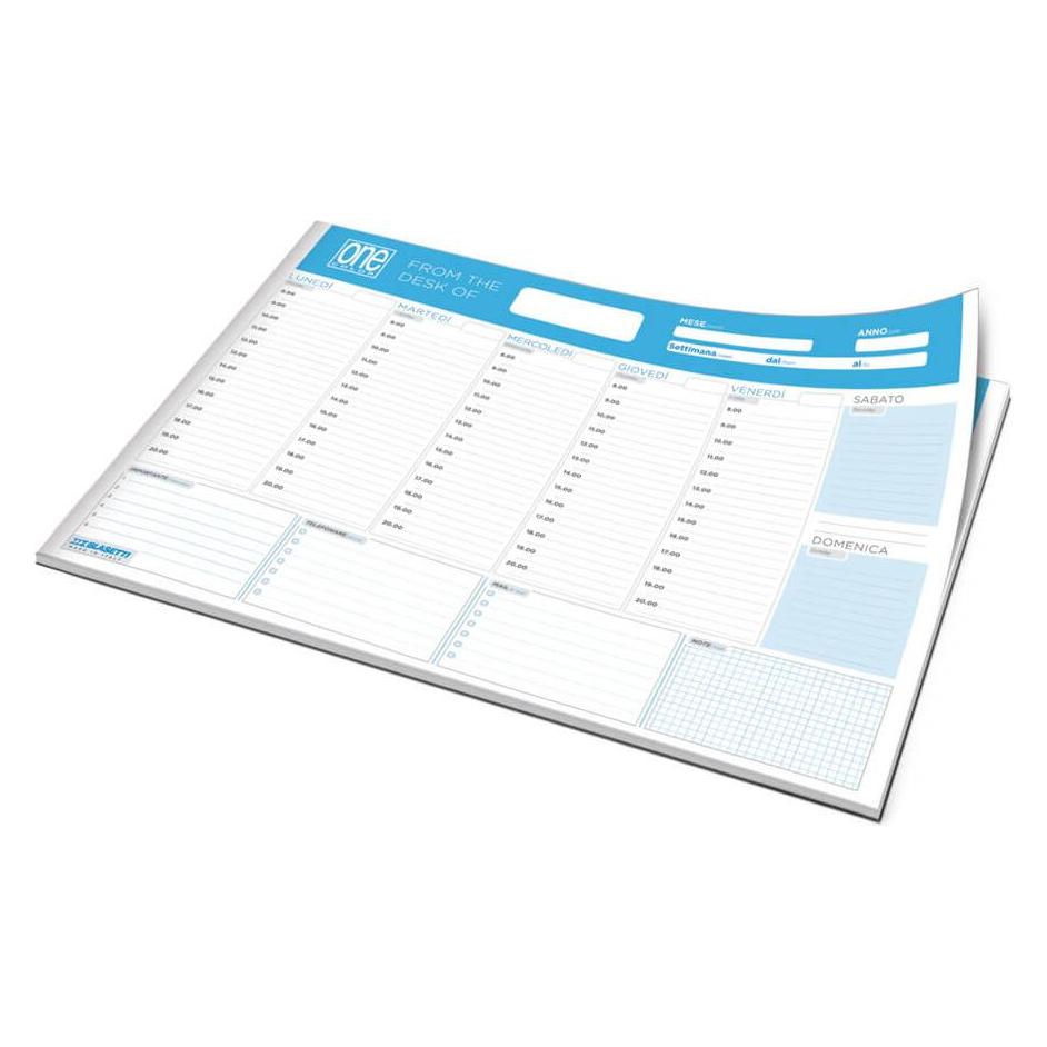 Blasetti Wochenplaner kollationiert A3 60 Blatt (A3, 1 Woche / 1 Seite) (7737)