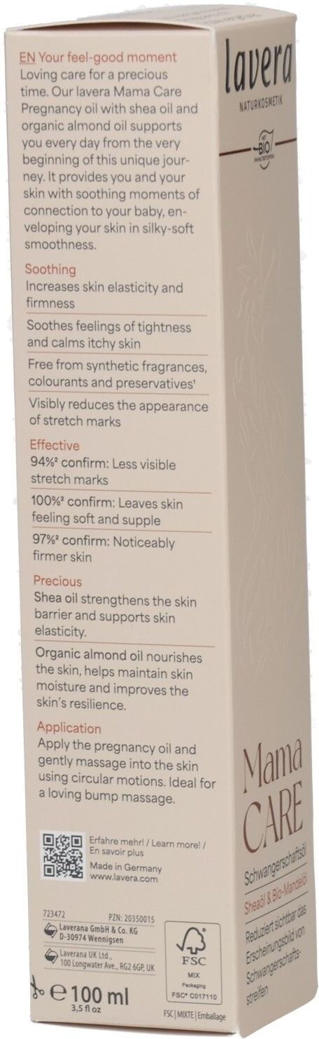 Lavera Mama Care Schwangerschaftsöl 100 ml Öl
