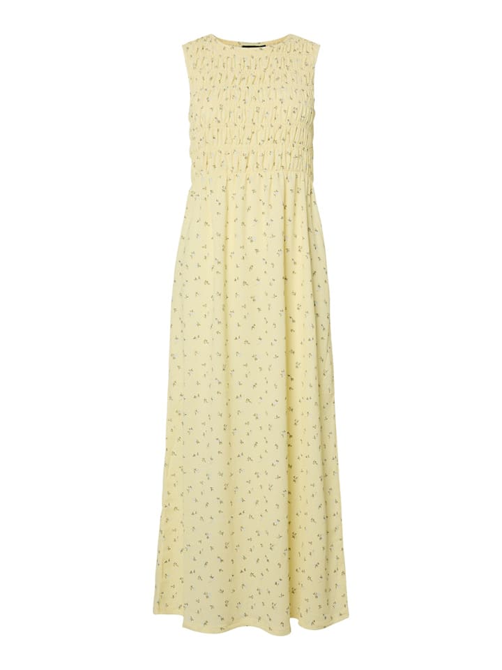 Pieces Kleid in Gelb - S