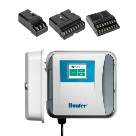 Hunter HPC-401-E Steuergerät, mit 4 Stationen, Innen- und Außenmontage inkl. WIFI, optional Erweiterungen für HPC 3, 6, 16 Stationen (Hunter HPC-401-E Steuergerät, mit 4 Stationen, Innen- und Außenmontage inkl. WIFI, optional Erweiterungen für HPC 3, 6, 16 Stationen: PCM-900, 9 Stationen Erweiterungs Modul) 3.195