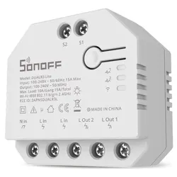 Sonoff Dual R3 Lite Dual Relay Smart Switch, 2-Kanal Schaltaktor, WiFi