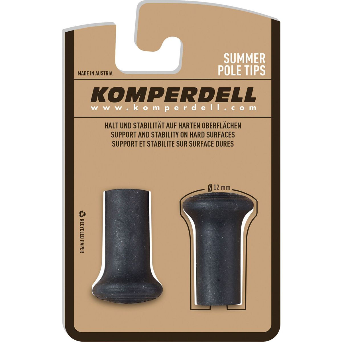 Komperdell Spitzenschoner 12mm schwarz (925) 190-925