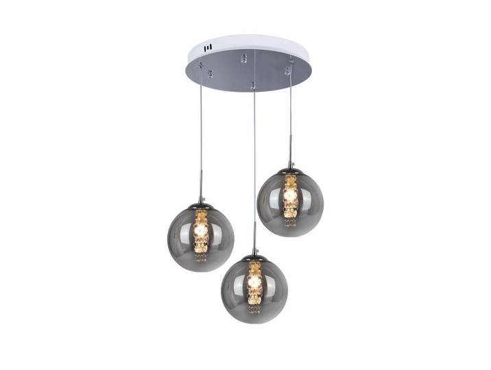 Nettlife Pendelleuchte Energie 3-flammig 30/30/150 cm, Grau, Glas, G9, 30x150x30 cm, Lampen & Leuchten, Innenbeleuchtung, Hängeleuchten, Pendelleuchten