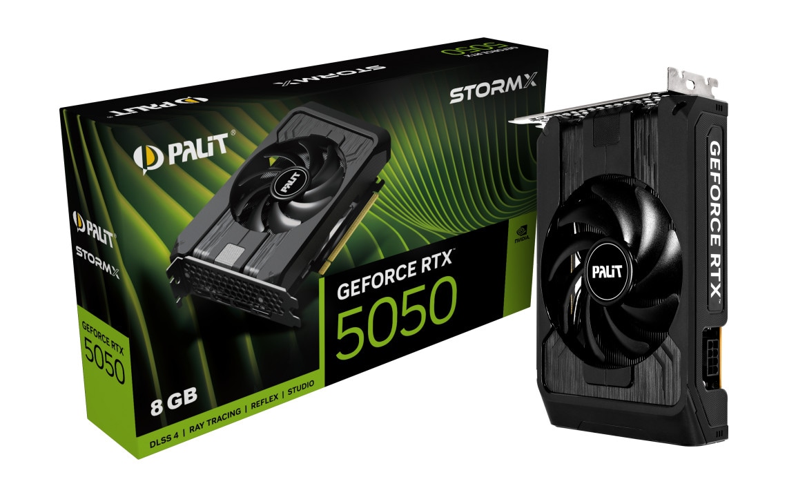 PALIT GeForce RTX 5050 StormX Grafikkarte 8 GB
