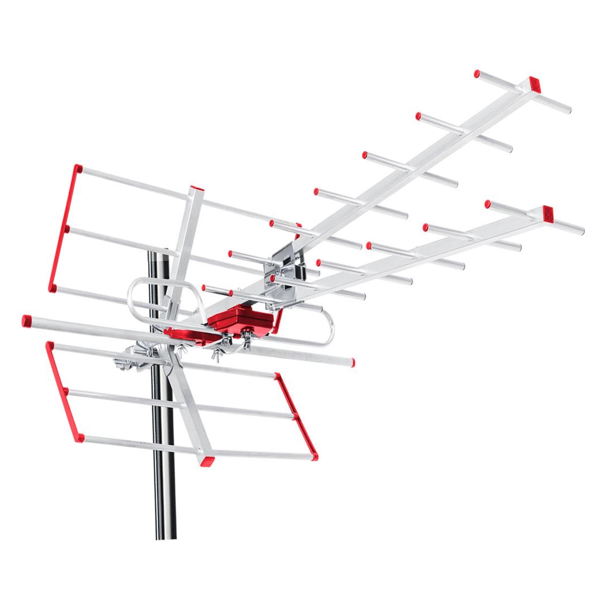 Maclean MCTV-855A MCTV-855A Externe Antenne TV DVB-T Combo UHF VHF aktiv max 100dBuV (20 dB, DVB-T / -T2) (MCTV-855A)