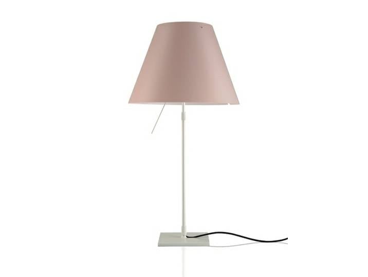 Costanza Tischleuchte Alu/Soft Skin - Luceplan - Wohnzimmer - Aluminium