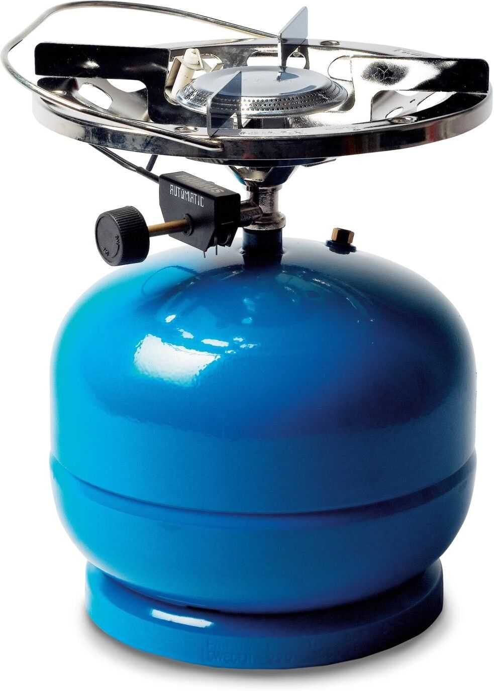 Gaskocher PRIMUS "Frigg", blau, GaskocherB:9cm H:22,5cm, Stahl, Gaskocher, B:9cm H:22,5cm blau Einheitsgröße
