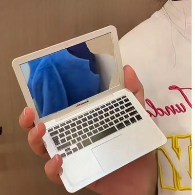 Fusion Finds Rose Chic Compact Makeup Mirror Travel Pocket Mirror For Purse And On the Go Touch Ups white