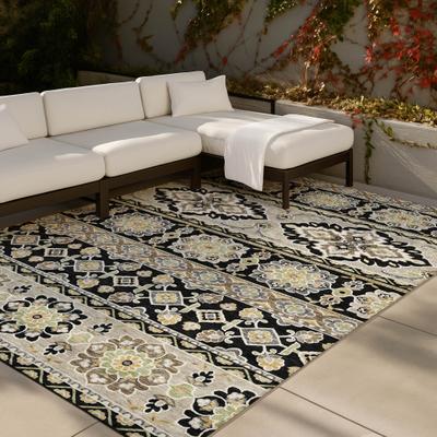 Addison Rugs Machine Washable Indoor/ Outdoor Global Pierce Chantille Rug