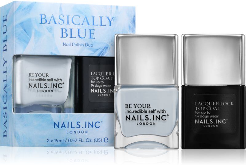 Nails Inc. Basically Blue nail polish set