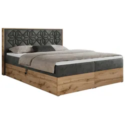 BOXBETT NESSI - 140/200 Dunkelgrau Velvet - H4