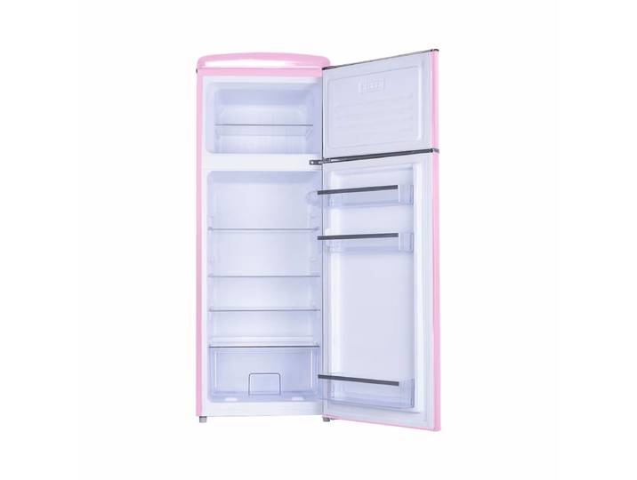 SPC KS3777-6 PK Kühlschrank mit Gefrierfach freistehend – pink