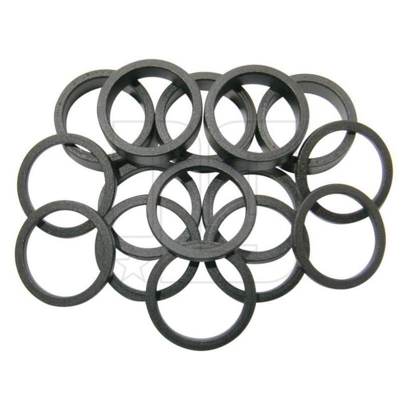 NG Sports Charolee Spacer Set, 1 1/8", Aluminium,VE/15, OEM, black (40082223)
