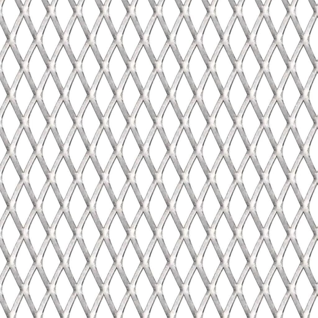 vidaXL Roestvrijstalen roosterplaat, gaasplaat, B: 100 cm, D: 85 cm, Dikte: 2 mm
