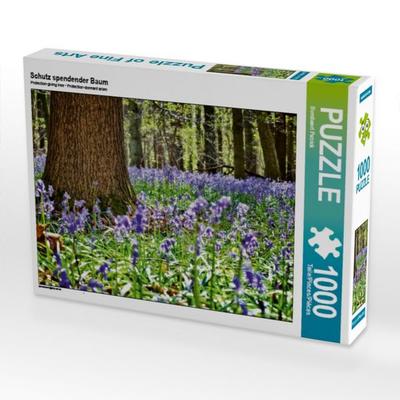 CALVENDO Puzzle Schutz spendender Baum 1000 Teile Puzzle quer | 1000 Teile Lege-Größe 64 × 48 cm Foto-Puzzle für glückliche Stunden