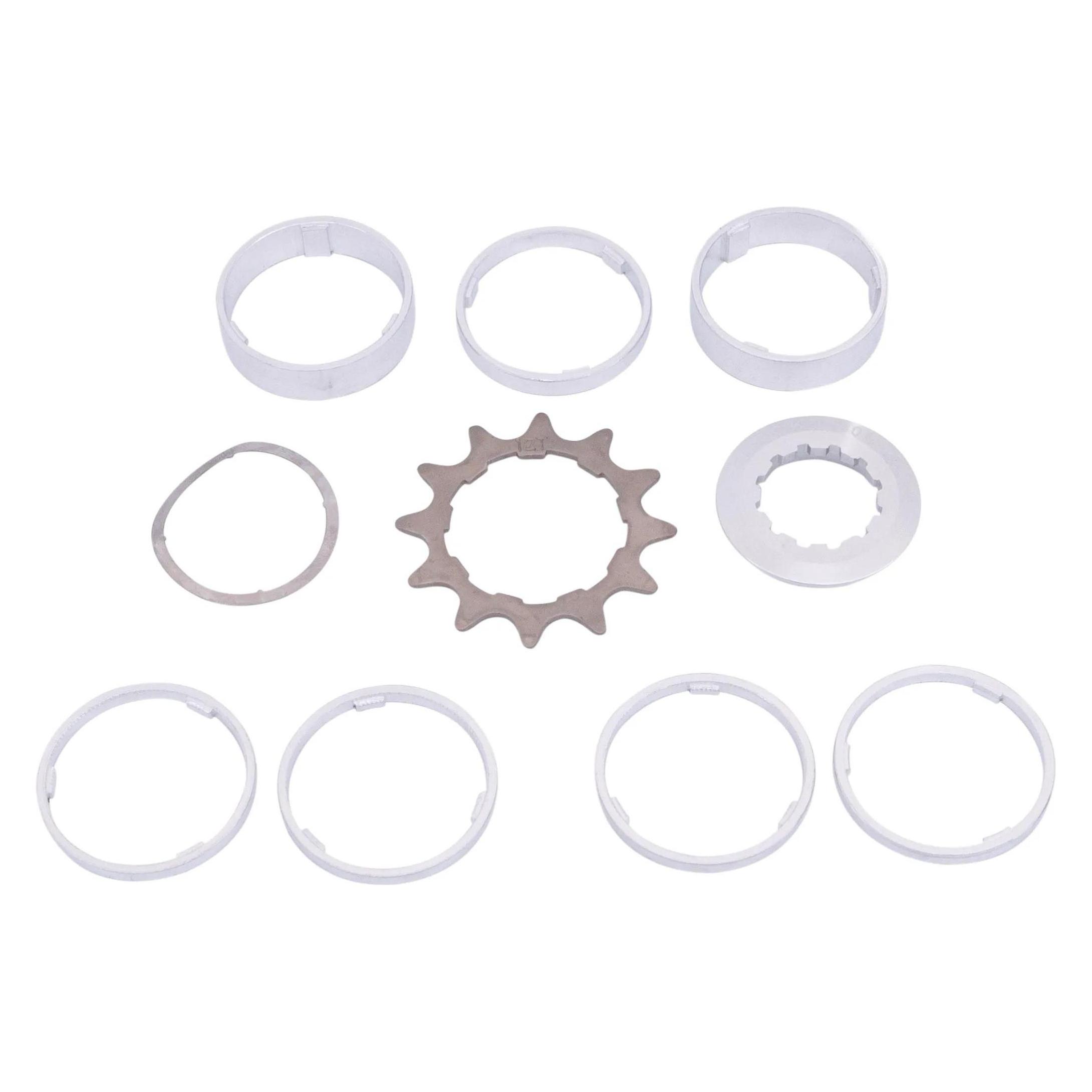 Bike-Parts Single Speed Ritzel Distanzring-Set (12-fach) (02019601)