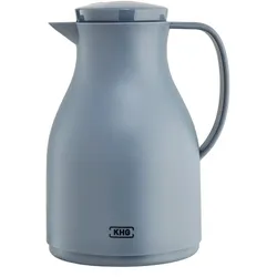 KHG Isolierkanne 1 l dunkelgrau  Anton , schwarz , Kunststoff,Glas , Maße (cm): H: 22,5