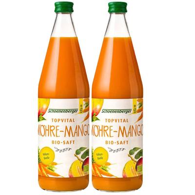 Schoenenberger TopVital Möhre-Mango, Saft 2x750 ml