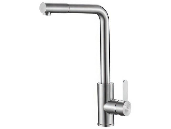 KOLMAN Küchenarmatur BONA Wasserhahn Mischbatterie für Küche in Silber