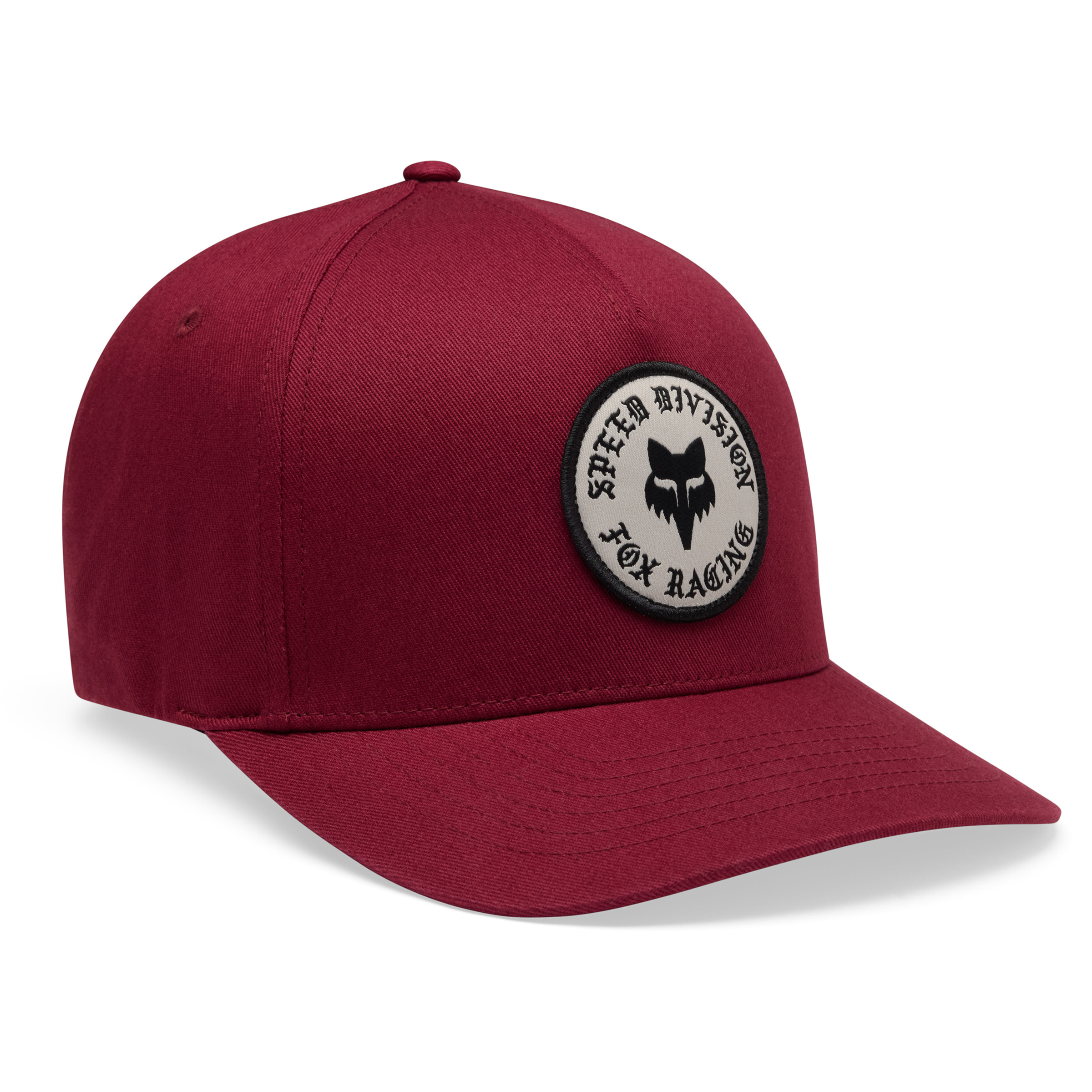 Fox Badge Flexfit Cap Basecaps rot Größe L Lifestyle Elastisch
