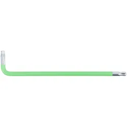 KS Tools Kugelkopf-Torx-Winkelstiftschlüssel, XL, farbig hellgrün - 151.4275 - hellgrün