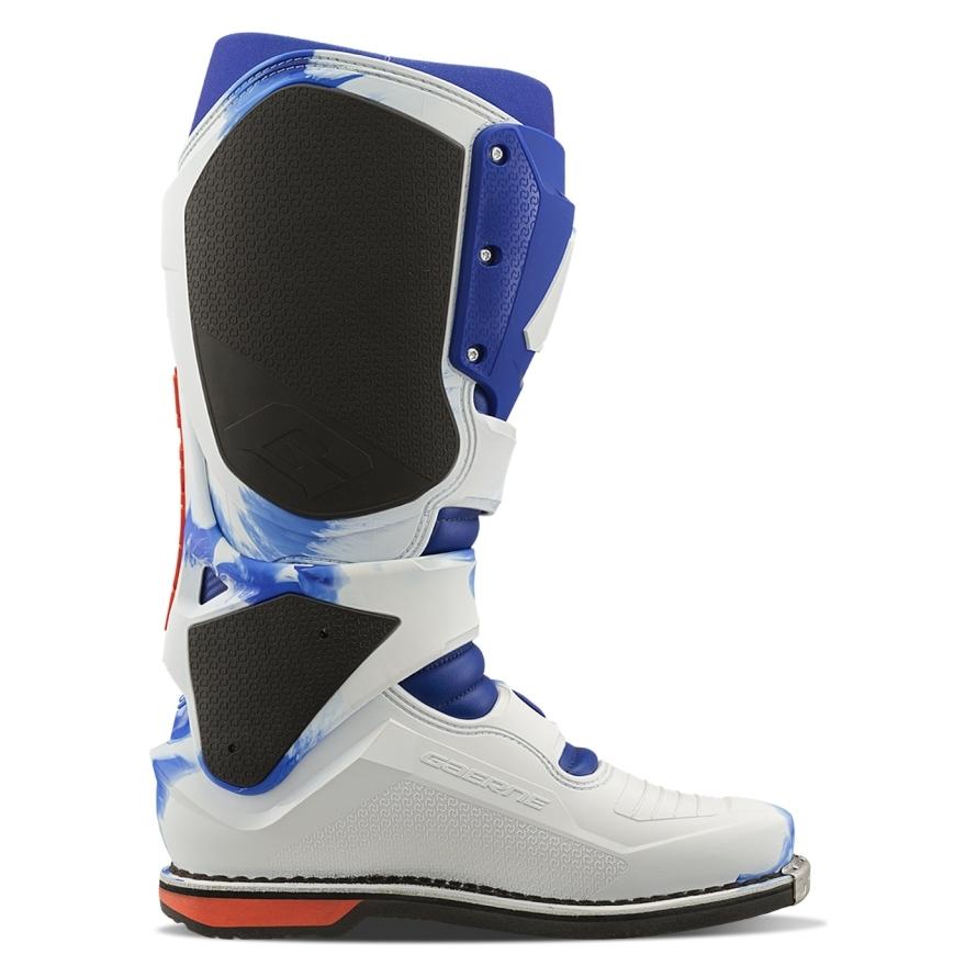 Gaerne Cross/Enduro Stiefel Modell Sg-22 Hurricane Farbe Blau/Orange/Weiss Grösse 46 (46) (2262-023/46)