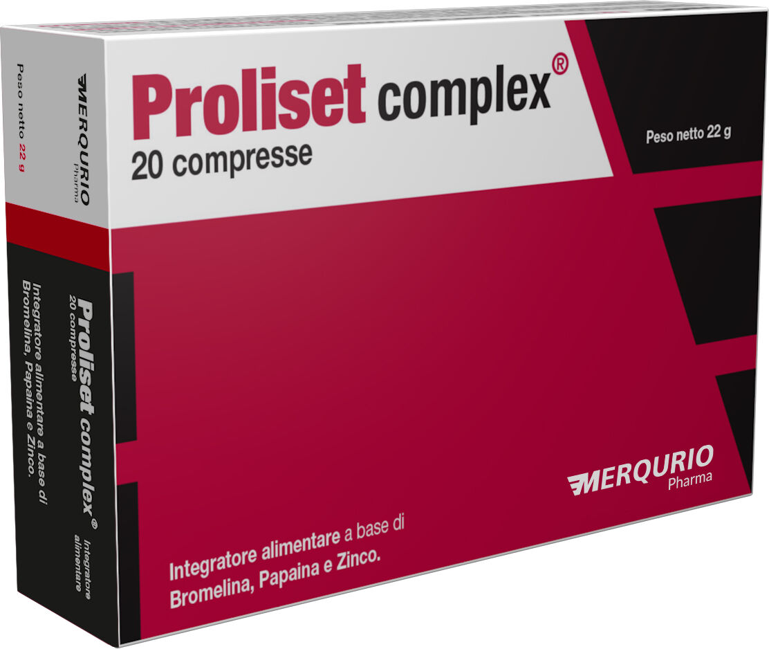 MERQURIO PHARMA Srl Proliset Complex, 20 compresse