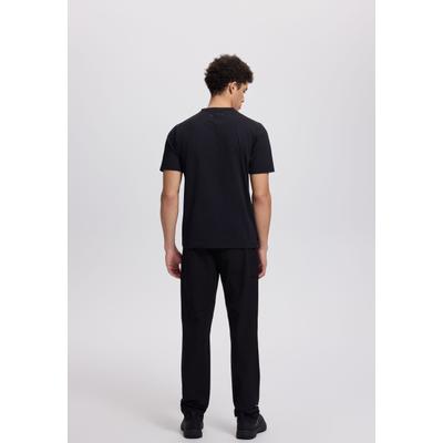 Funktionsshirt DACHSTEIN "Dachstein T-shirt Leoben", Herren, Gr. L, schwarz, Stoff, 100% Polyester, normal, Shirts Funktionsshirt