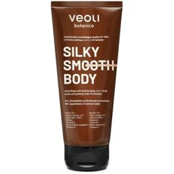 Veoli Botanica, Gesichtsmaske, Silky Smooth Body wygładzająco-nawilżająca maska do ciała w formie peelingu 180ml (180 ml)
