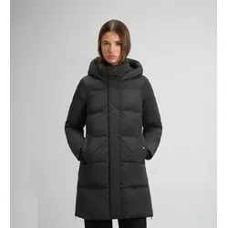 Woolrich für Damen. CFWWOU2088FBUT1148 Langer schwarzer Daunenmantel Kelly (M), Lässig, Polyamid