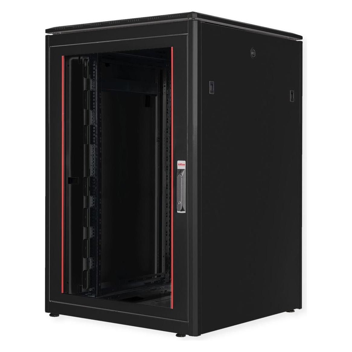 Roline 19-Zoll Netzwerkschrank Pro 22 HE (22 HE, 19 Zoll Rack) (26.21.0220)