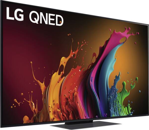 LG QNED 55QNED87T6B, 139,7 cm (55"), 3840 x 2160 Pixel, QNED, Smart-TV, WLAN, Schwarz, Silber