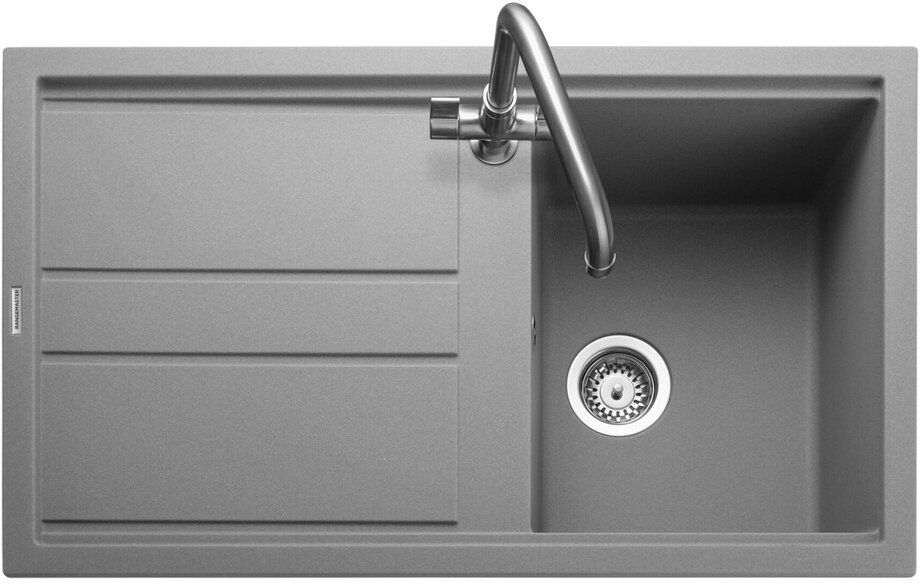 Rangemaster TOPAZ 860*510 1.0B inc.WASTE Concrete 860mm L