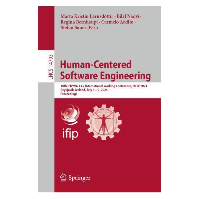 Springer Human-Centered Software Engineering (Englisch, Softcover, Bernhaupt et al, Bilal, Marta Kristín Lárusdóttir, Naqvi, Regina, Stefan Sauer) (57062202)