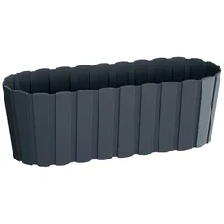 Prosperplast - BOARDEE BASIC 4,9L Balkon-Pflanzgefäß - 38,3x14,4x13cm in Anthrazit farbe