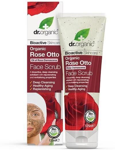 Dr. Organic Exfoliante Facial Rose Otto 125 ml