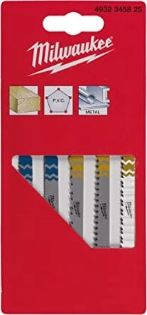 Milwaukee Stichsägeblatt-Set für Holz- und Metall (10254521)
