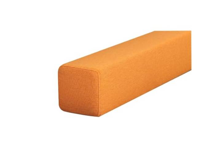 Katzenschutz Unter Dem Bett Ohne Kleber Waschbar Baumwoll-Leinen-Stoff, elastischer Schaum, sicherer Sitz(150x20x15cm)