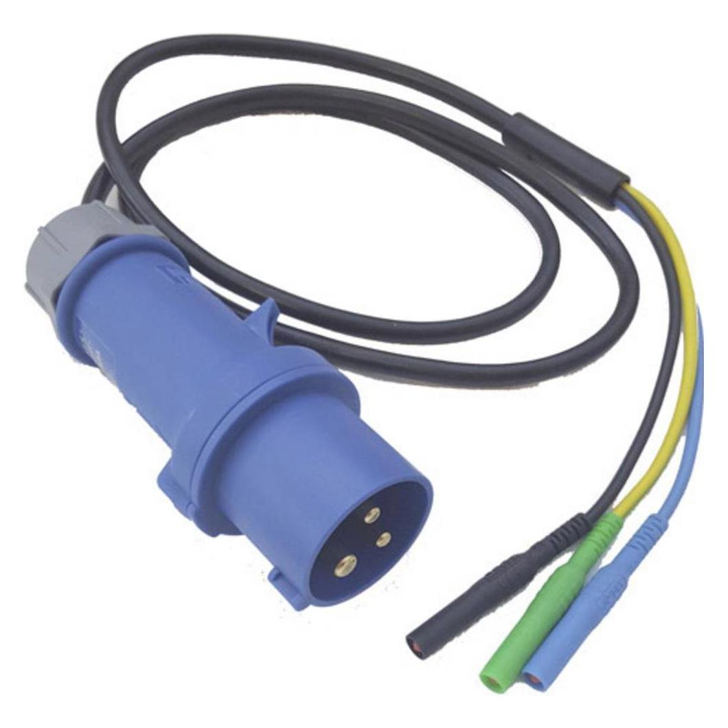 HT Instruments Messadapter CEE 16A 3 Pol (CEE Stecker mit Anschlussleitungen) (2009650)