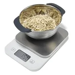 Joseph Joseph Vision Küchenwaage ausziehbar, Küchenwaage, Silber