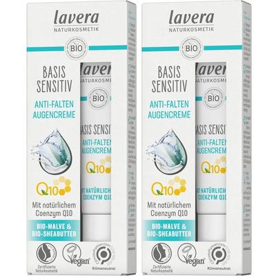 Lavera basis sensitiv Augencreme Q10 2x 2x15 ml