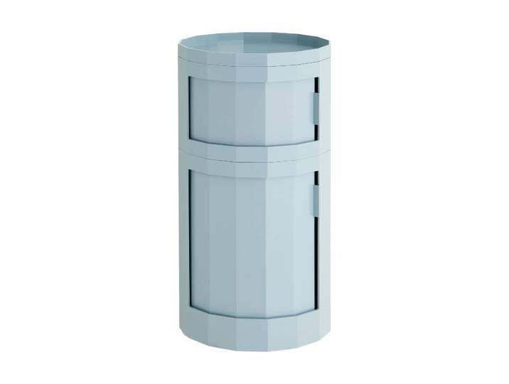 HAY Facet Cabinet 110 Beistelltisch Misty blue