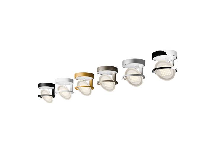 Nimbus Rim R 49 LED-Deckenlampe Ø 21cm 927 chrom, chrom / silber, für Flurbereich, Aluminium, Design