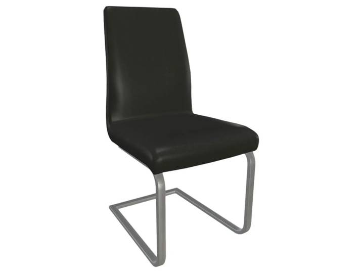 Stuhl Larona 2 Trendstühle / Farbe: Anthrazit / Material: Leder