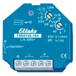 Eltako FSR61VA-10A Funkaktor Stromstoß- Schaltrelais mit Strommessung 1S 30100010